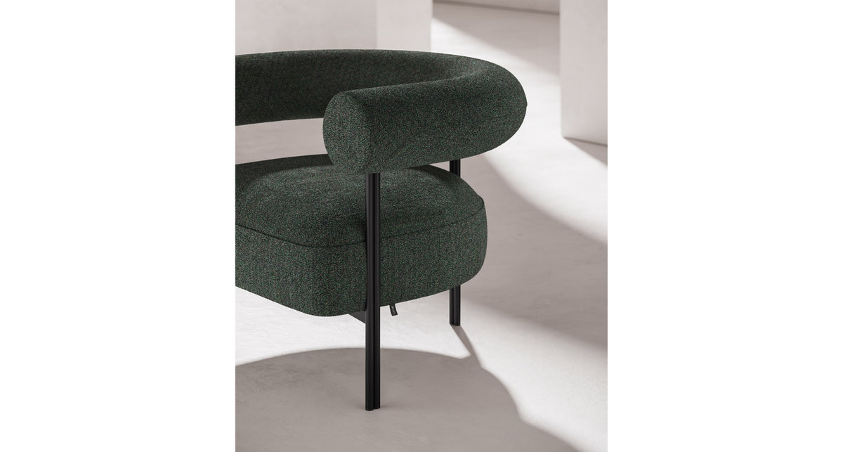 Toro Armchair - upholstered armchair with padded comfort | Image 34 | InSTYLE Home & Rugs