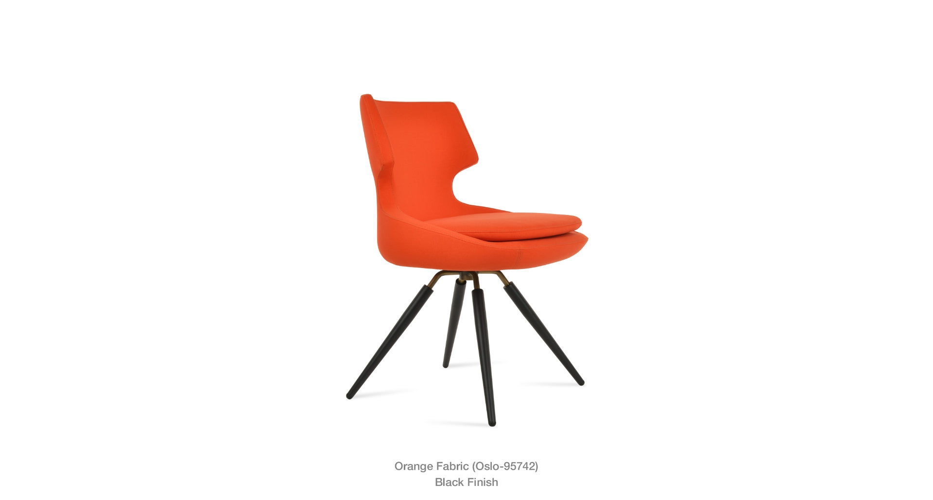 Patara Carrot Swivel Chair - durable construction for long-lasting use | Image 11 | InSTYLE Home & Rugs