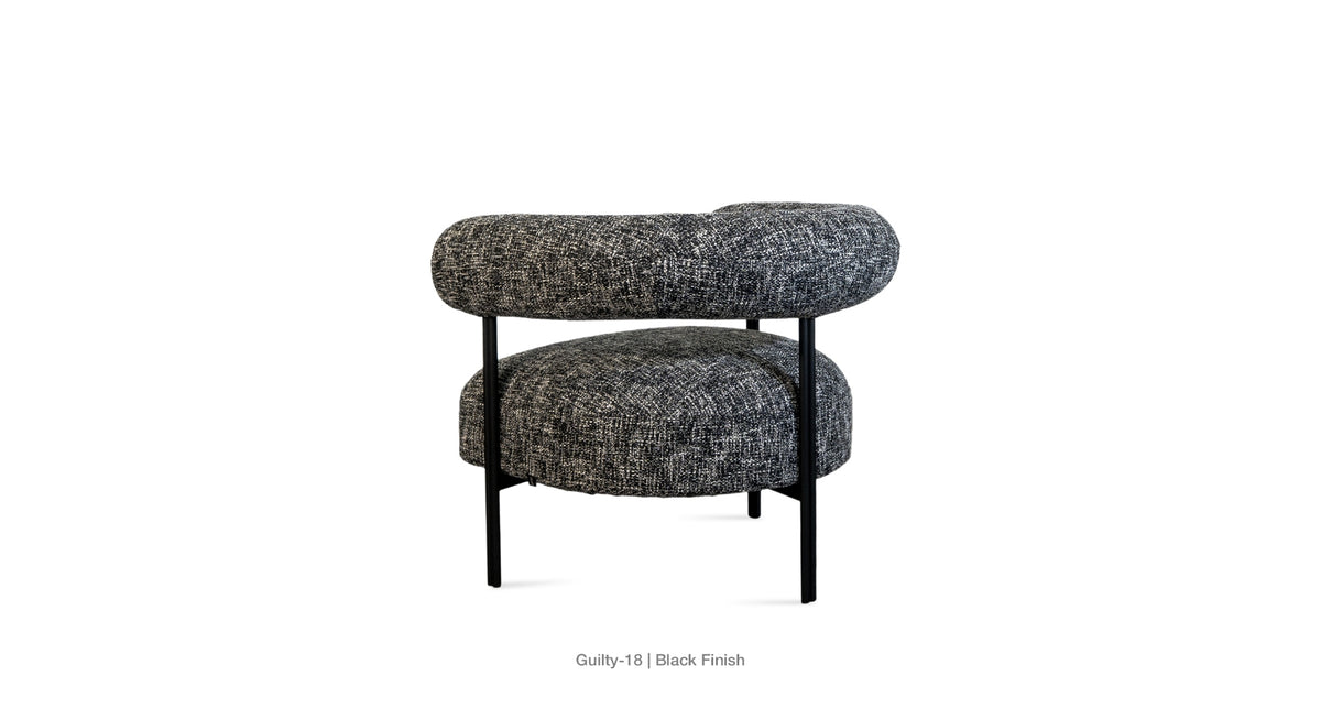 Toro Armchair - upholstered armchair with padded comfort | Image 21 | InSTYLE Home & Rugs