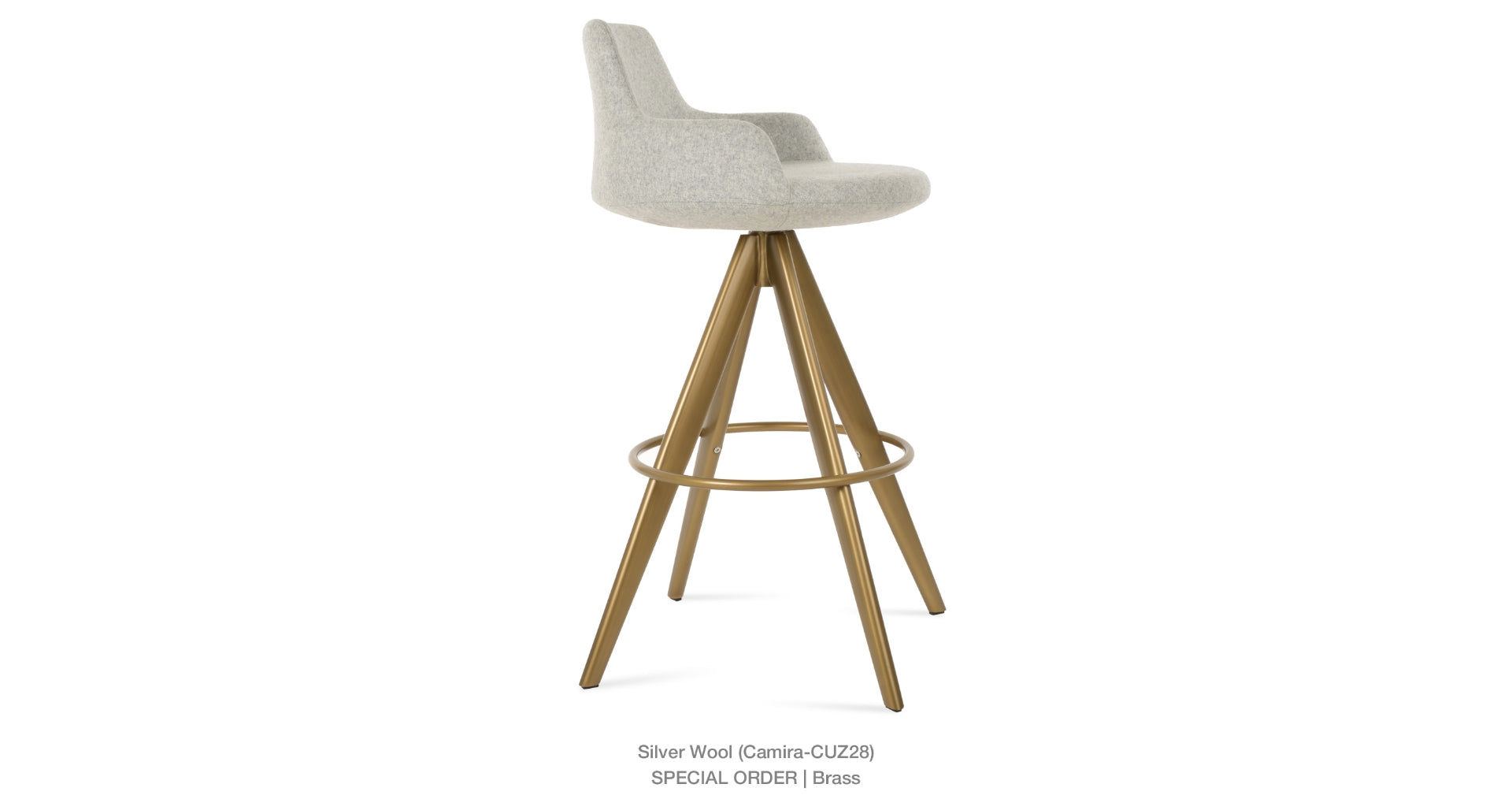 Dervish Pyramid MW Swivel Stools - available in various heights | Image 64 | InSTYLE Home & Rugs