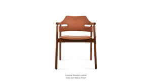 Genoa Wood Armchair - modern accent armchair for stylish interiors | Image 1 | InSTYLE Home & Rugs