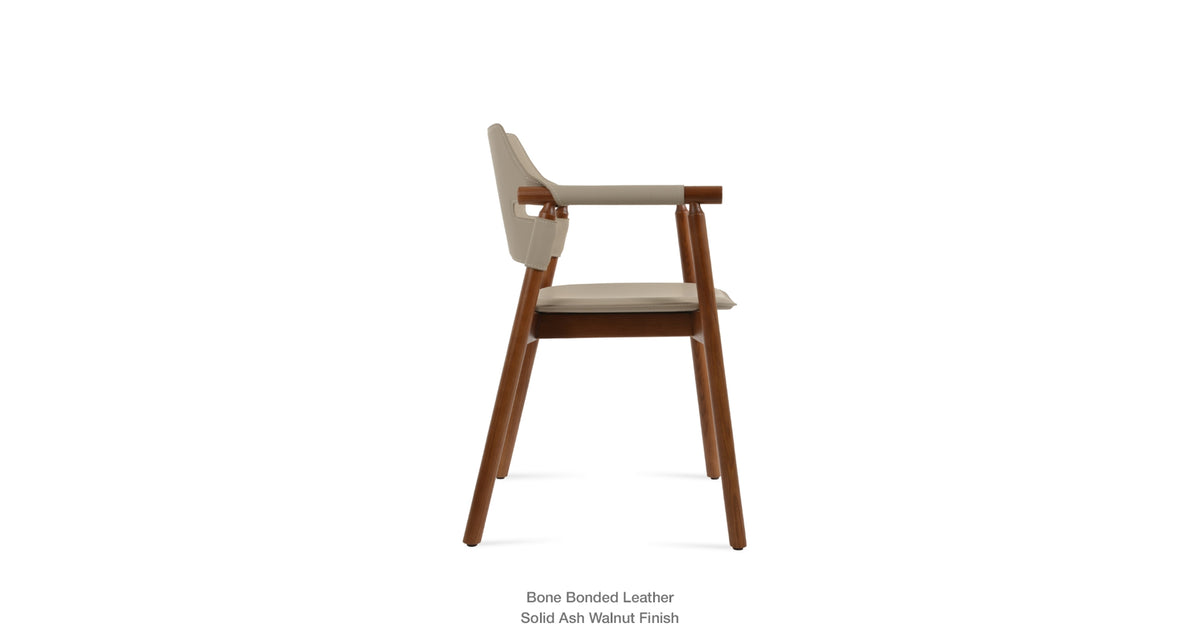 Genoa Wood Armchair - modern accent armchair for stylish interiors | Image 9 | InSTYLE Home & Rugs