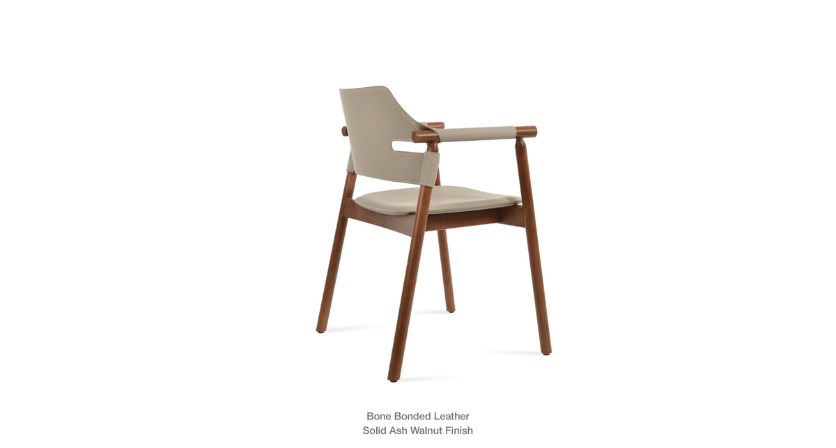 Genoa Wood Armchair - modern accent armchair for stylish interiors | Image 10 | InSTYLE Home & Rugs