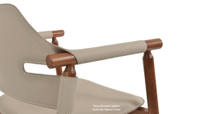 Genoa Wood Armchair - modern accent armchair for stylish interiors | Image 12 | InSTYLE Home & Rugs
