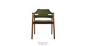 Genoa Wood Armchair - modern accent armchair for stylish interiors | Image 13 | InSTYLE Home & Rugs