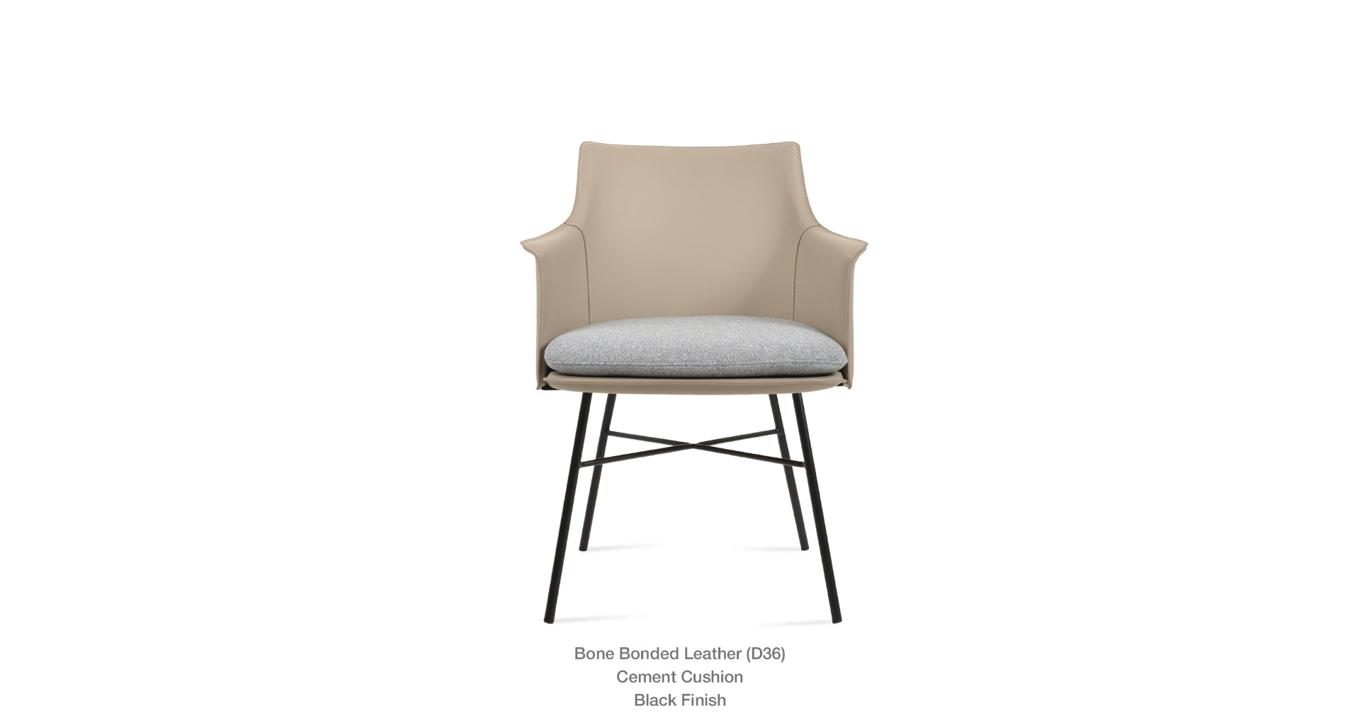Briancon Cross Chair - comfortable seating for dining and office spaces | Image 2 | InSTYLE Home & Rugs