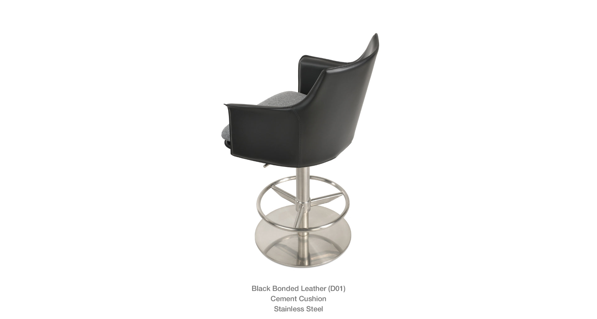 Briancon Piston Stool - perfect for small spaces | Image 13 | InSTYLE Home & Rugs