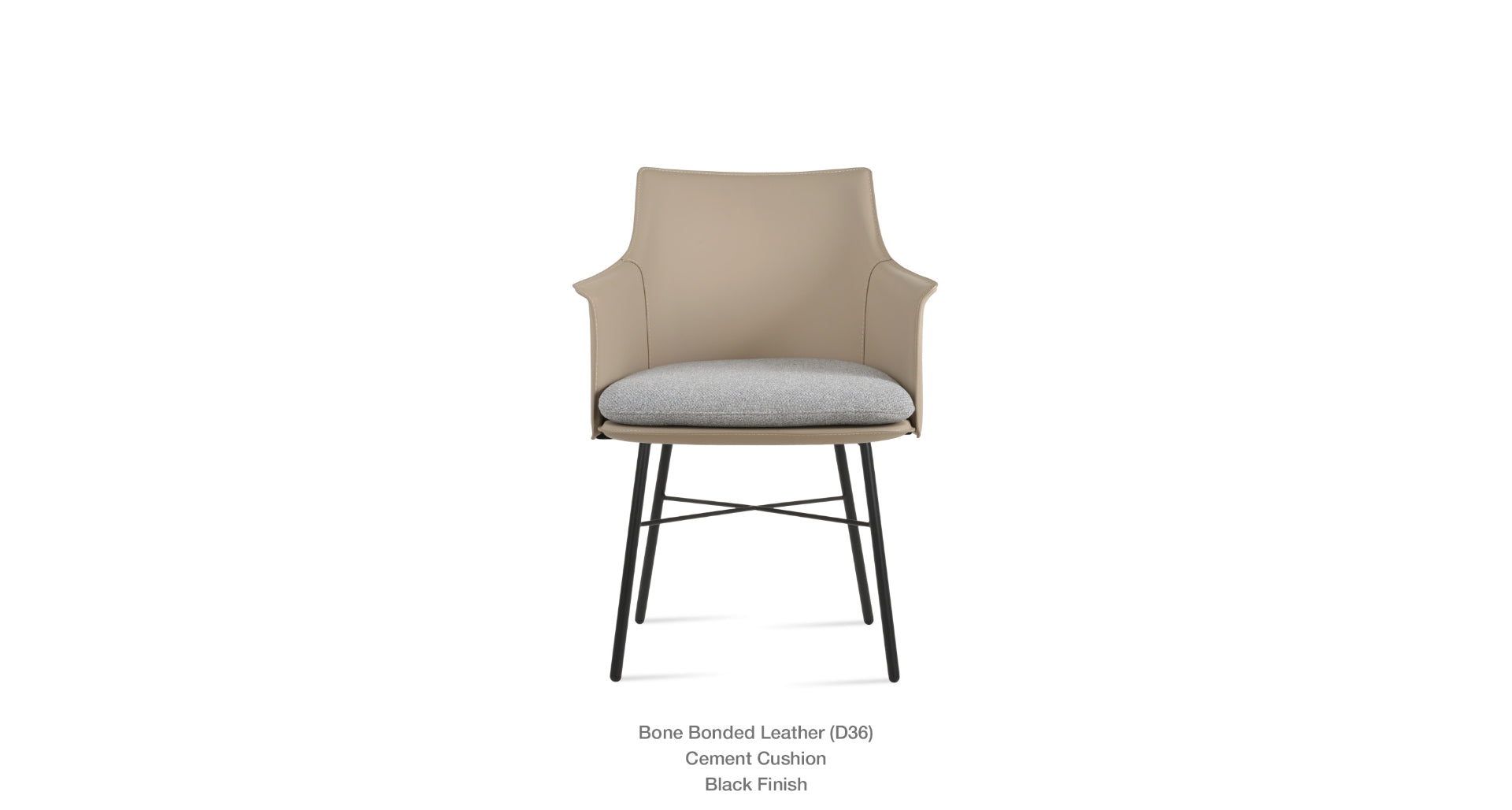 Briancon Cross Chair - comfortable seating for dining and office spaces | Image 4 | InSTYLE Home & Rugs