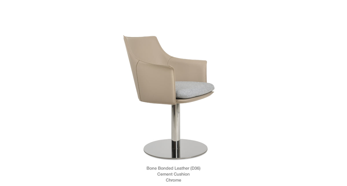 Briancon Round Chair - durable construction for long-lasting use | Image 4 | InSTYLE Home & Rugs
