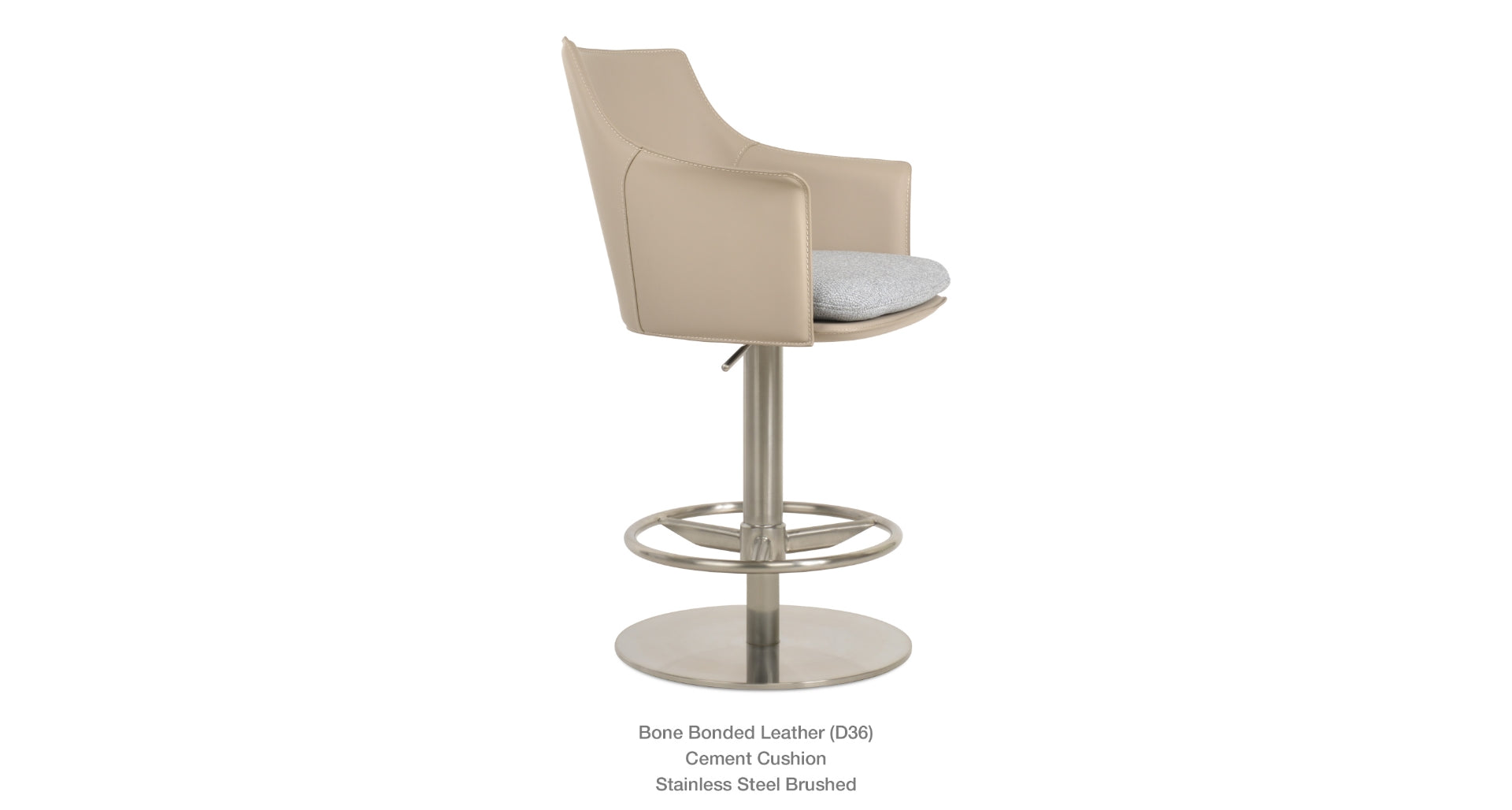 Briancon Piston Stool - perfect for small spaces | Image 16 | InSTYLE Home & Rugs