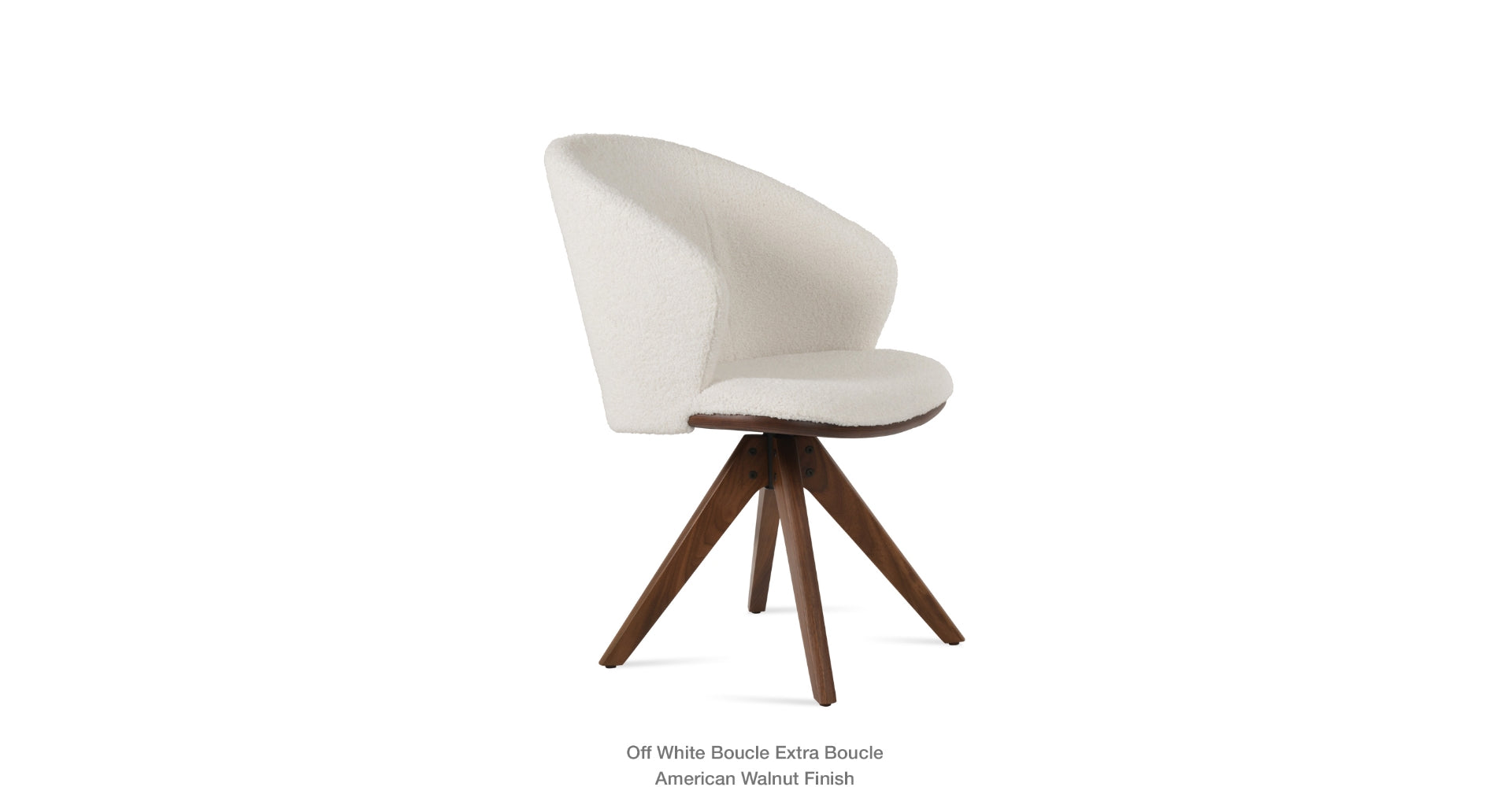 Athena Pyramid Swivel Chair - durable construction for long-lasting use | Image 15 | InSTYLE Home & Rugs
