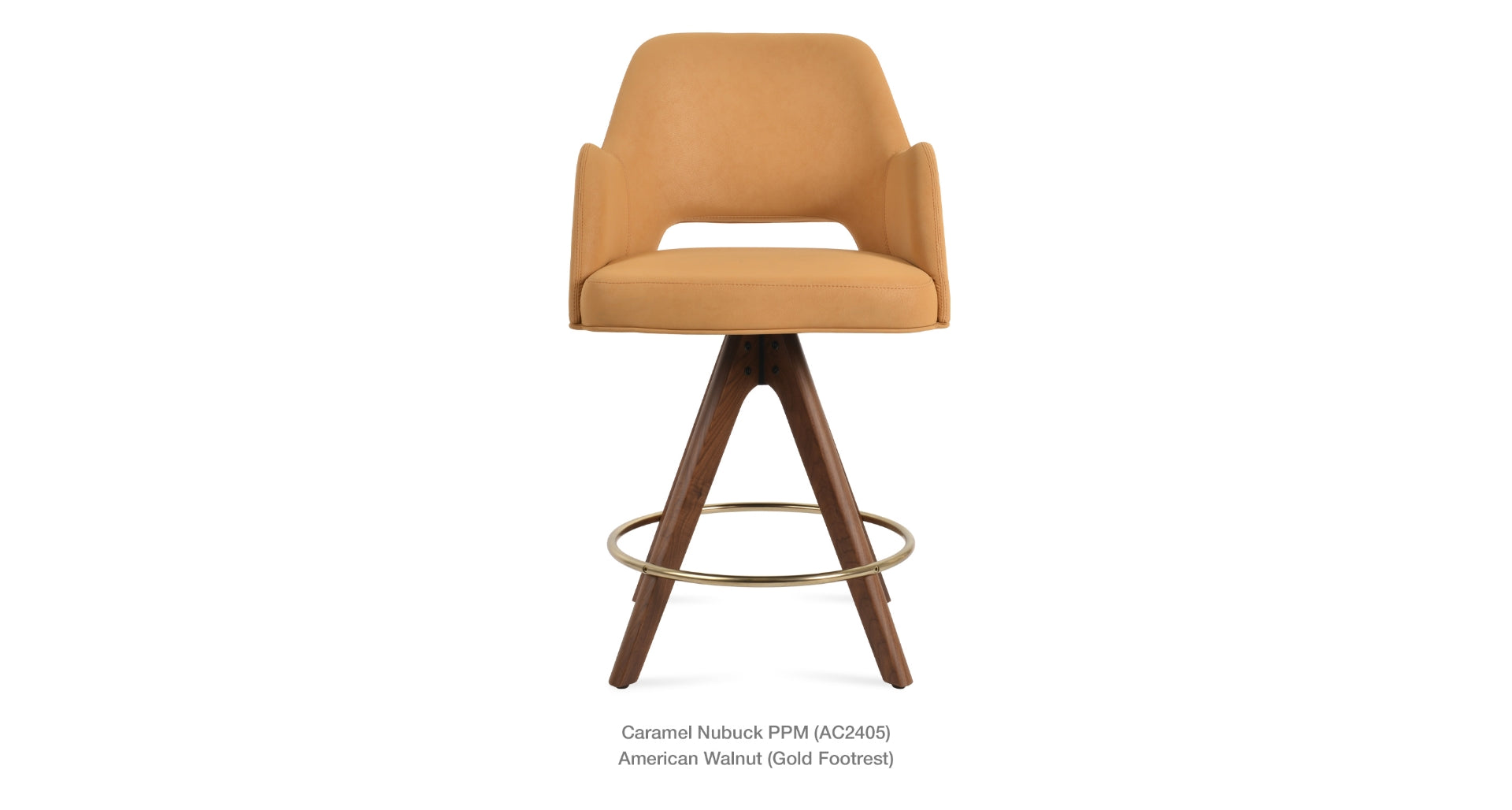 Marash Arm Pyramid Swivel Stool - compact and stylish design | Image 15 | InSTYLE Home & Rugs