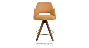 Marash Arm Pyramid Swivel Stool - compact and stylish design | Image 15 | InSTYLE Home & Rugs