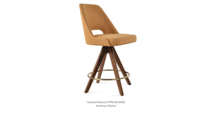 Marash Pyramid Swivel Stool - perfect for small spaces | Image 6 | InSTYLE Home & Rugs