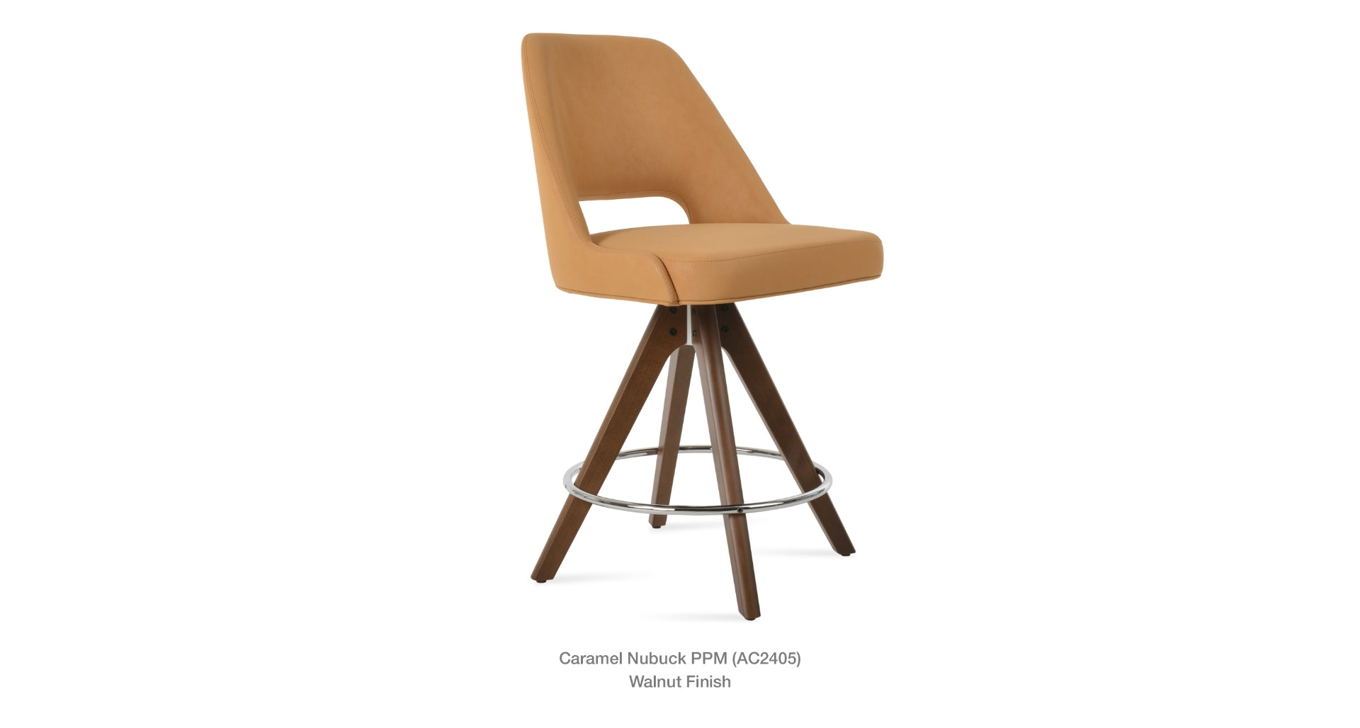 Marash Pyramid Swivel Stool - perfect for small spaces | Image 7 | InSTYLE Home & Rugs