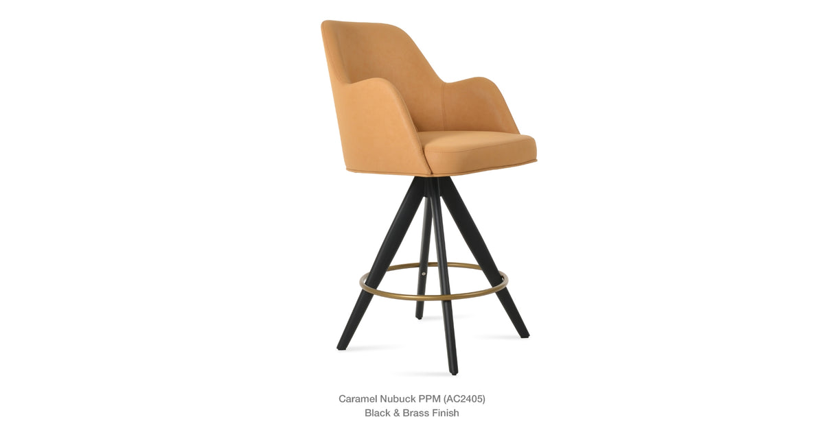 Marash Arm Pyramid MW Stool - compact and stylish design | Image 8 | InSTYLE Home & Rugs