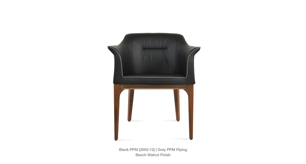 London Armchair - upholstered armchair with padded comfort | Image 10 | InSTYLE Home & Rugs
