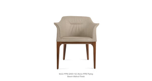 London Armchair - upholstered armchair with padded comfort | Image 1 | InSTYLE Home & Rugs