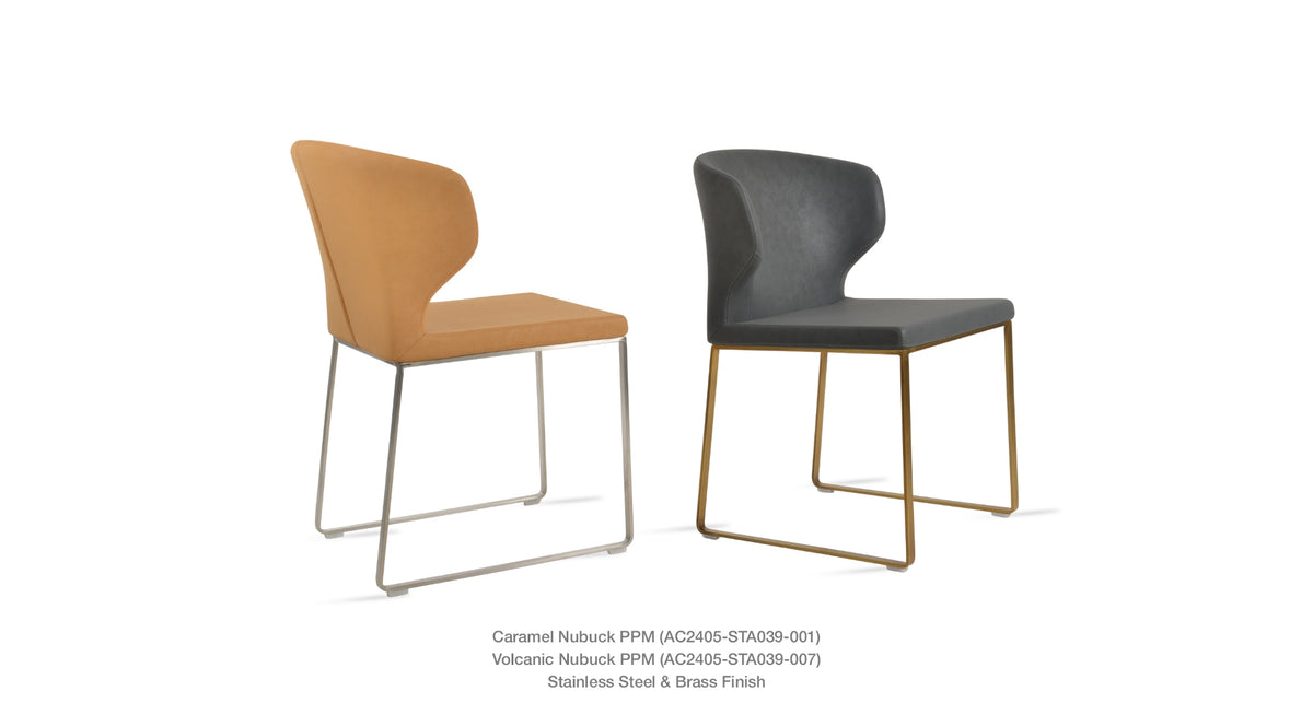Amed Sled Chair - comfortable dining experience | Image 7 | InSTYLE Home & Rugs