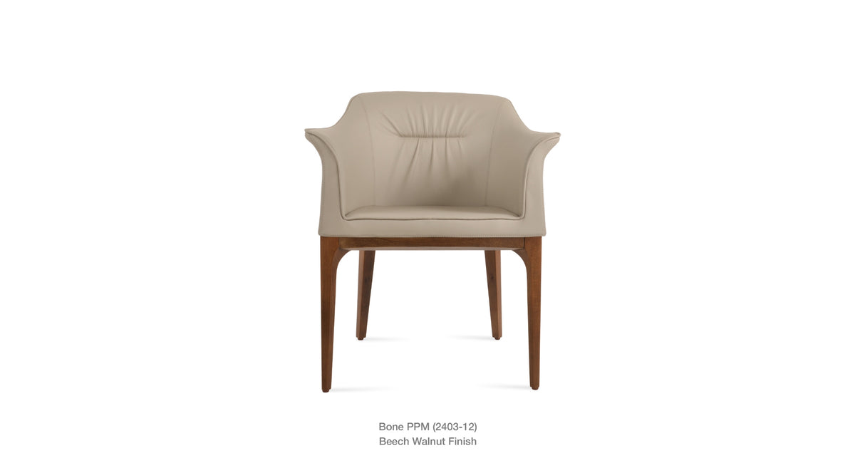 London Armchair - upholstered armchair with padded comfort | Image 3 | InSTYLE Home & Rugs