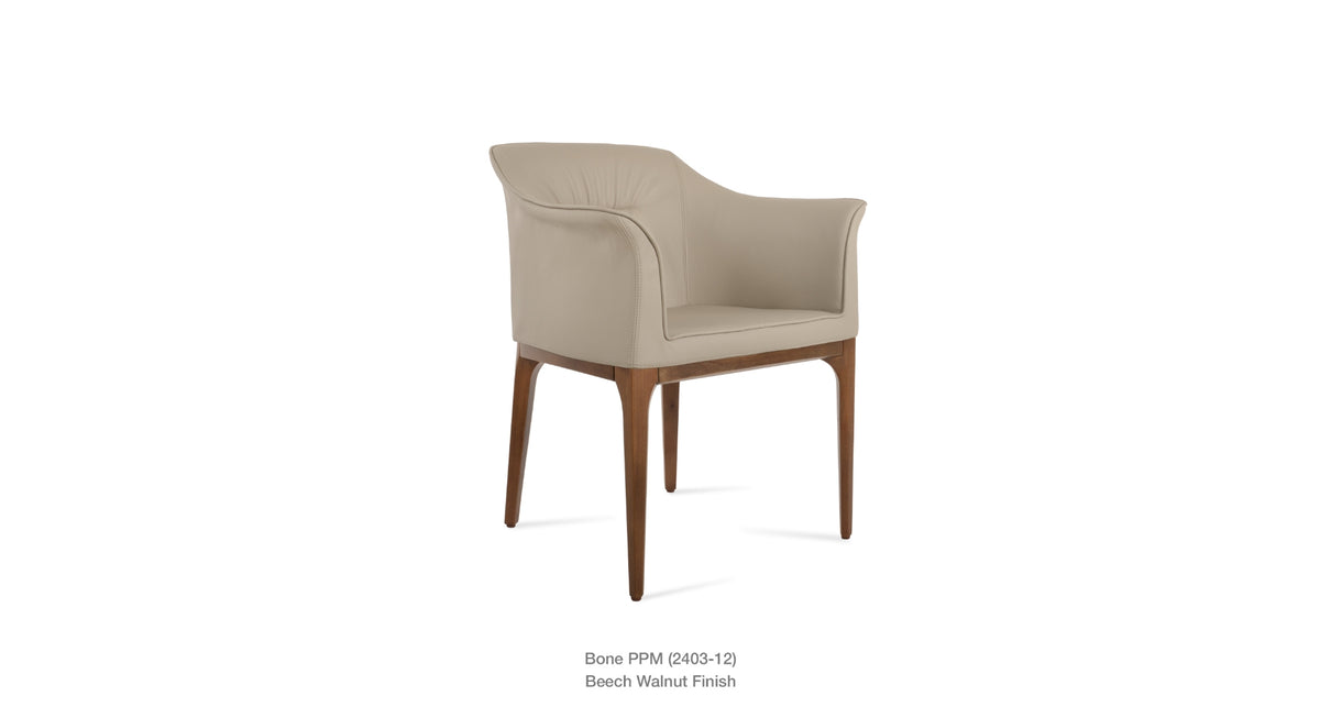 London Armchair - upholstered armchair with padded comfort | Image 4 | InSTYLE Home & Rugs