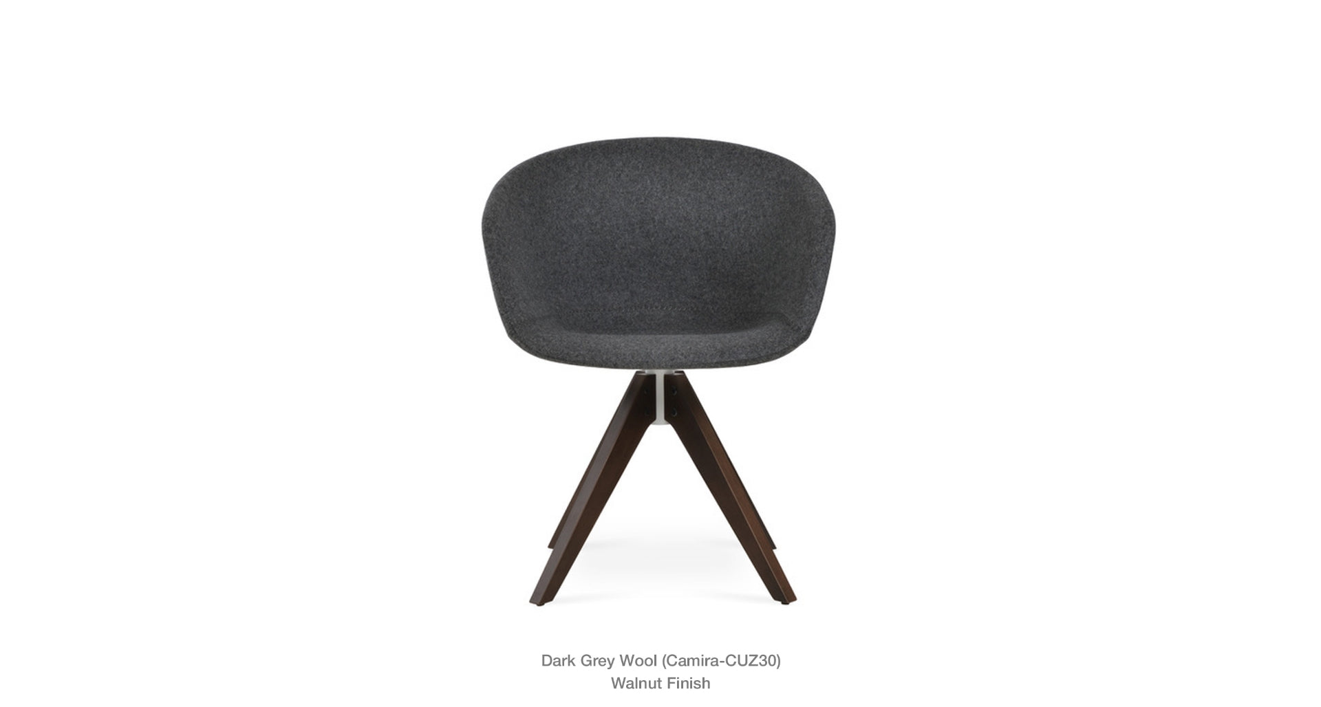 Tribeca Pyramid Swivel Chair - comfortable seating for dining and office spaces | Image 1 | InSTYLE Home & Rugs