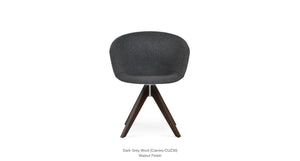 Tribeca Pyramid Swivel Chair - comfortable seating for dining and office spaces | Image 1 | InSTYLE Home & Rugs