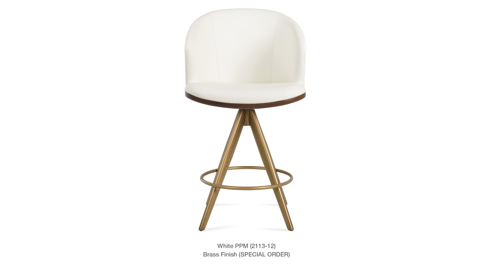 Athena Pyramid MW Swivel Stools - available in various heights | Image 6 | InSTYLE Home & Rugs
