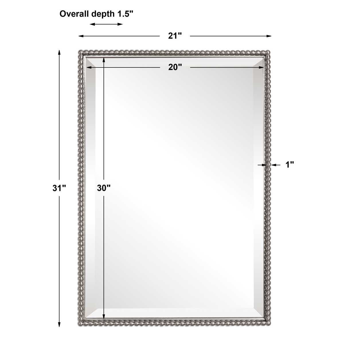 Sherise Rectangular Mirror - elegant and functional accent pieces for any room | Image 7 | InSTYLE Home & Rugs