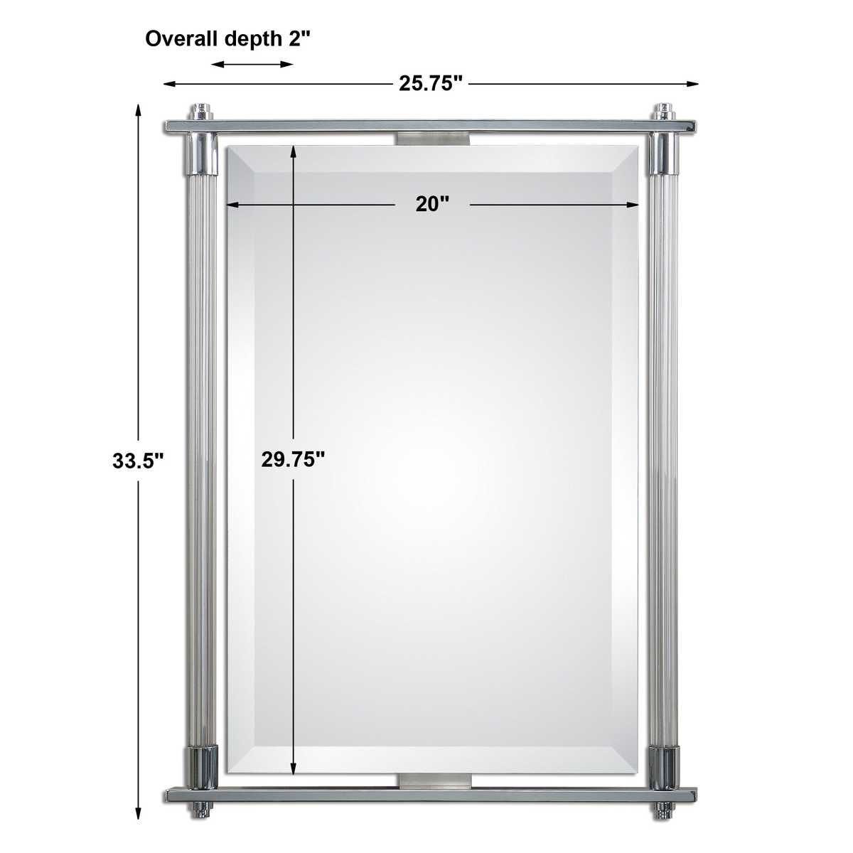 Adara Mirror - full-length mirror for creating the illusion of space and light | Image 4 | InSTYLE Home & Rugs