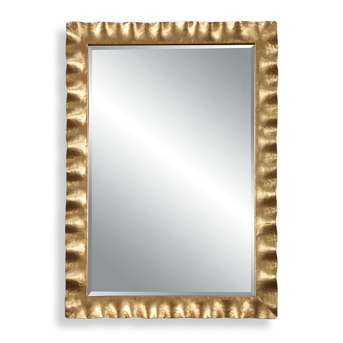Haya Mirror, Gold - perfect for enhancing light and creating a sense of space | Image 1 | InSTYLE Home & Rugs