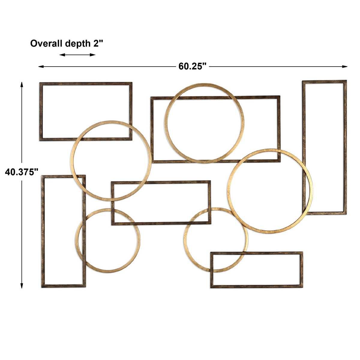 Elias Metal Wall Decor - transform your walls with stylish wall decor | Image 3 | InSTYLE Home & Rugs