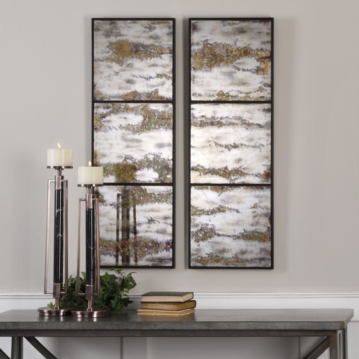 Rahila Mirrored Wall Panels, S/2 - transform your walls with stylish wall decor | Image 1 | InSTYLE Home & Rugs