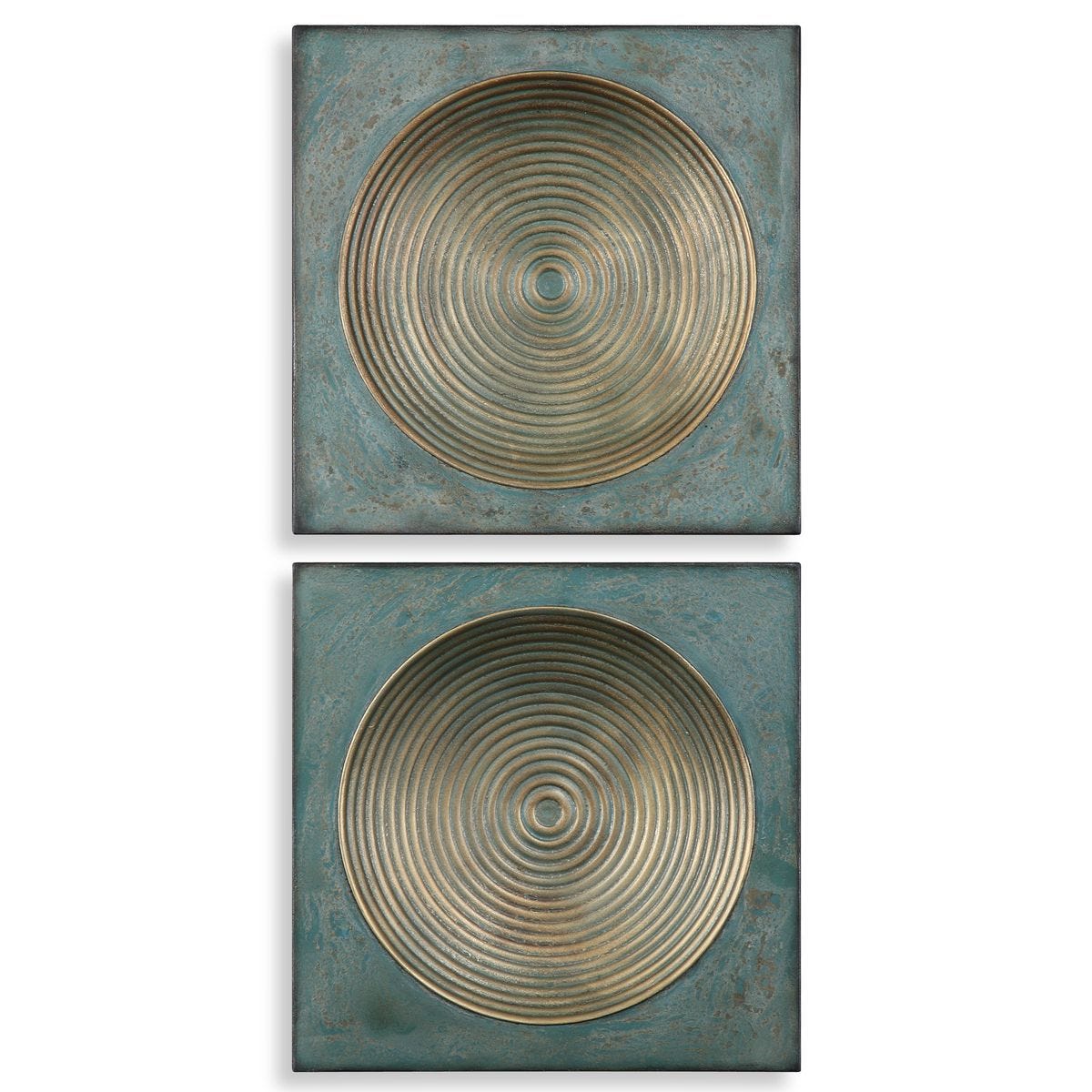 Sybil Metal Wall Decor, S/2 - transform your walls with stylish wall decor | Image 2 | InSTYLE Home & Rugs