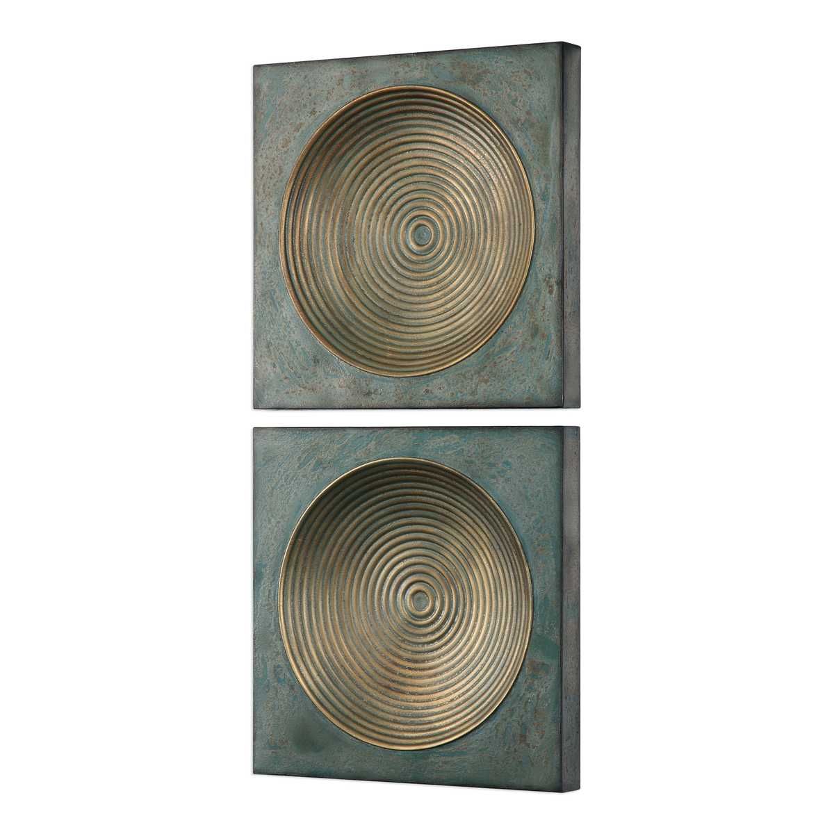 Sybil Metal Wall Decor, S/2 - transform your walls with stylish wall decor | Image 4 | InSTYLE Home & Rugs