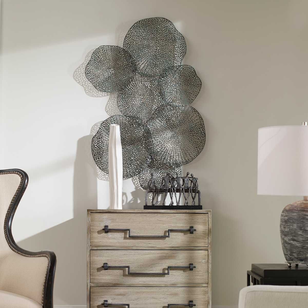 Ripley Metal Wall Decor, Bronze - from framed art to mirrors, create a focal point in any room | Image 3 | InSTYLE Home & Rugs