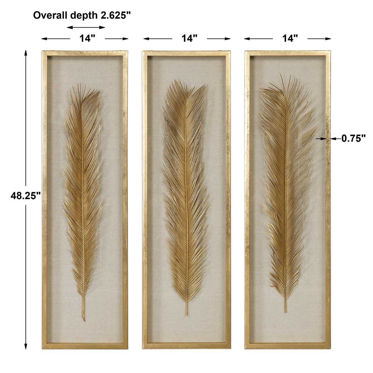 Palma Shadow Boxes, S/3 - transform your walls with stylish wall decor | Image 7 | InSTYLE Home & Rugs