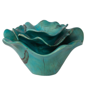 Teo Wood Wall Decor, Blue, S/3 - from framed art to mirrors, create a focal point in any room | Image 6 | InSTYLE Home & Rugs
