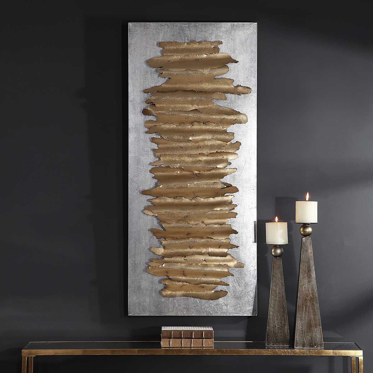 Lev Metal Wall Decor, Silver - find the perfect pieces to complement your interior design | Image 3 | InSTYLE Home & Rugs