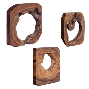 Adlai Wood Wall Decor, S/6 - from framed art to mirrors, create a focal point in any room | Image 5 | InSTYLE Home & Rugs