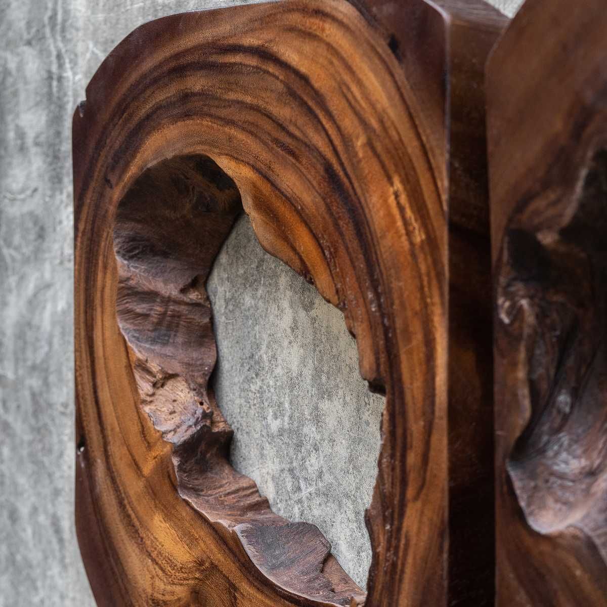 Adlai Wood Wall Decor, S/6 - from framed art to mirrors, create a focal point in any room | Image 4 | InSTYLE Home & Rugs