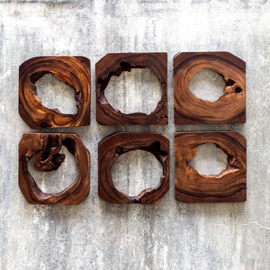 Adlai Wood Wall Decor, S/6 - from framed art to mirrors, create a focal point in any room | Image 3 | InSTYLE Home & Rugs