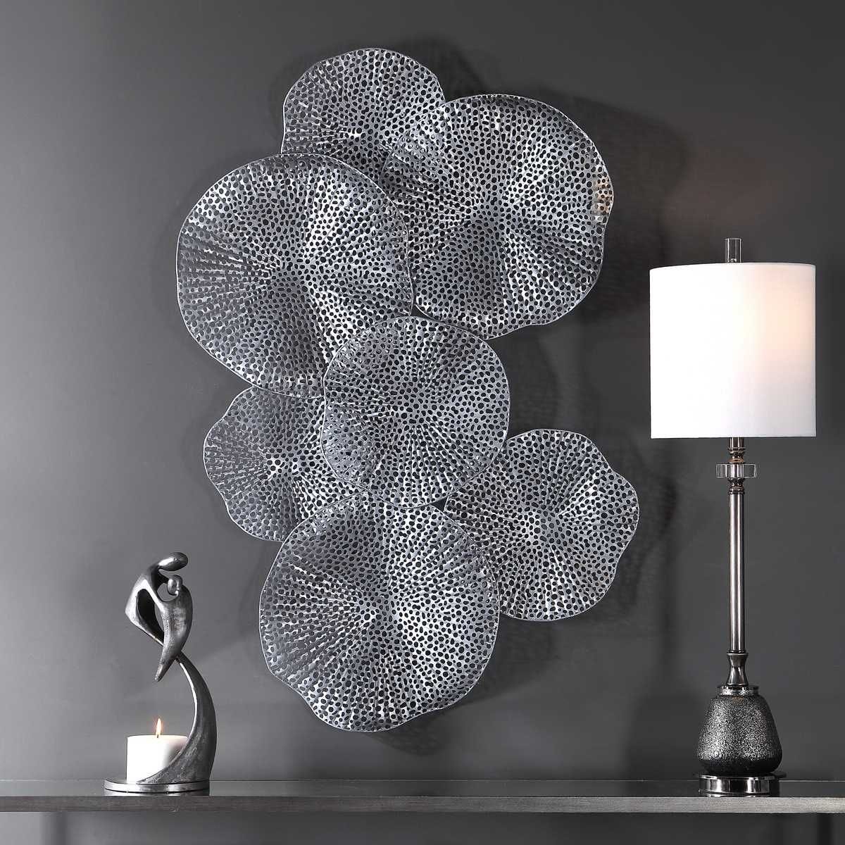 Ripley Metal Wall Decor, Pewter - find the perfect pieces to complement your interior design | Image 3 | InSTYLE Home & Rugs