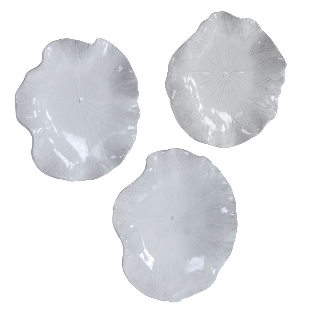 Abella Ceramic Indoor-Outdoor Wall Decor, White, S/3 - find the perfect pieces to complement your interior design | Image 6 | InSTYLE Home & Rugs
