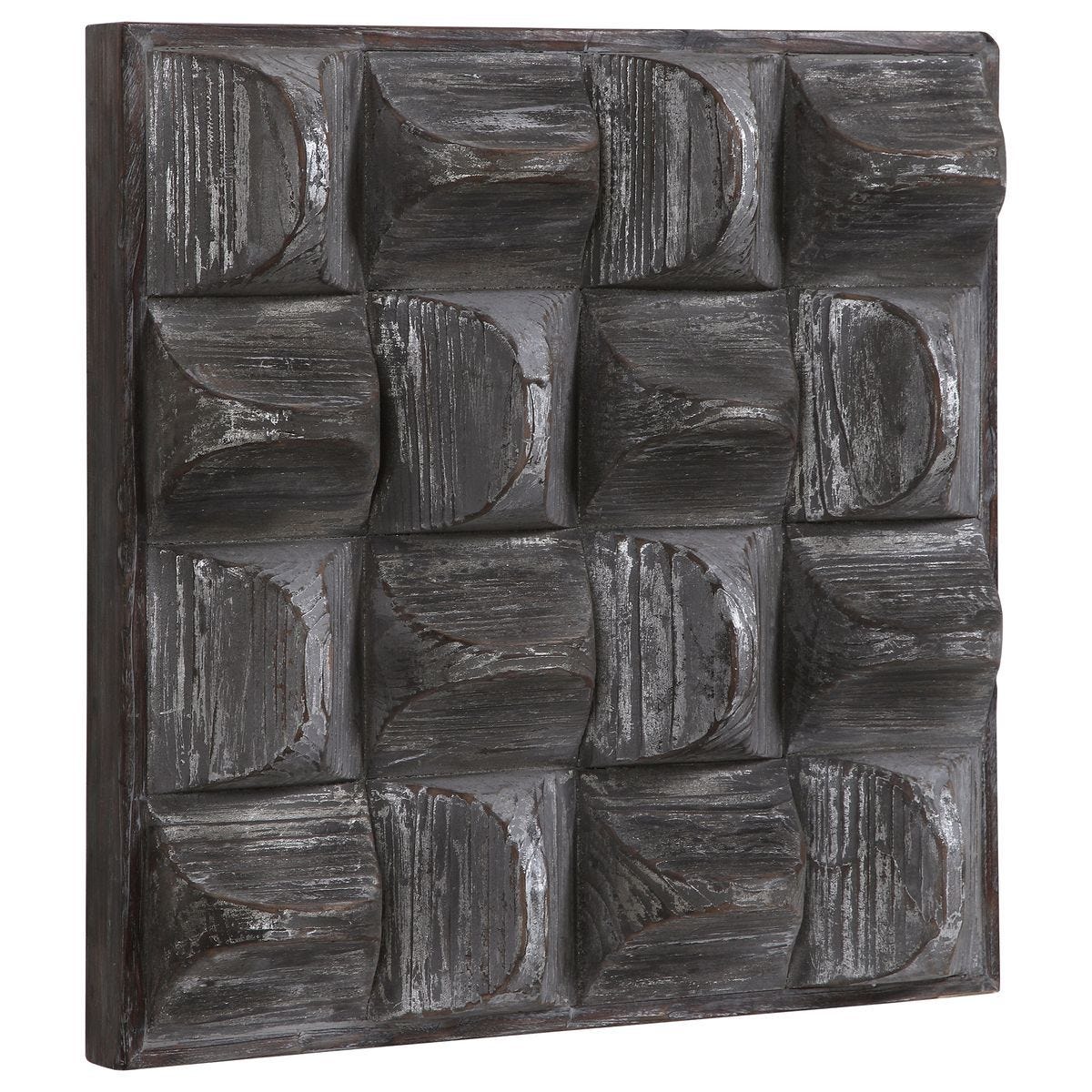 Pickford Wood Wall Decor, Gray - transform your walls with stylish wall decor | Image 5 | InSTYLE Home & Rugs