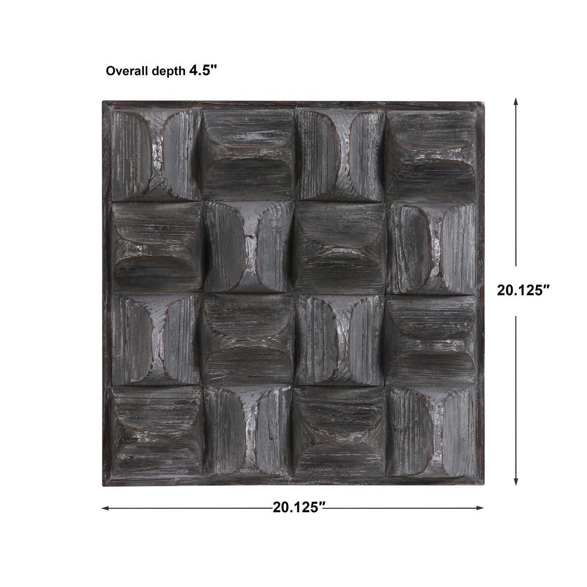 Pickford Wood Wall Decor, Gray - transform your walls with stylish wall decor | Image 8 | InSTYLE Home & Rugs