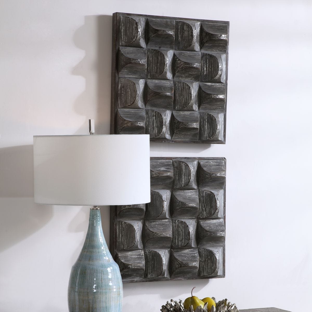 Pickford Wood Wall Decor, Gray - transform your walls with stylish wall decor | Image 1 | InSTYLE Home & Rugs
