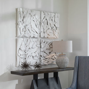 Rio Wood Wall Decor, Whitewashed - from framed art to mirrors, create a focal point in any room | Image 5 | InSTYLE Home & Rugs