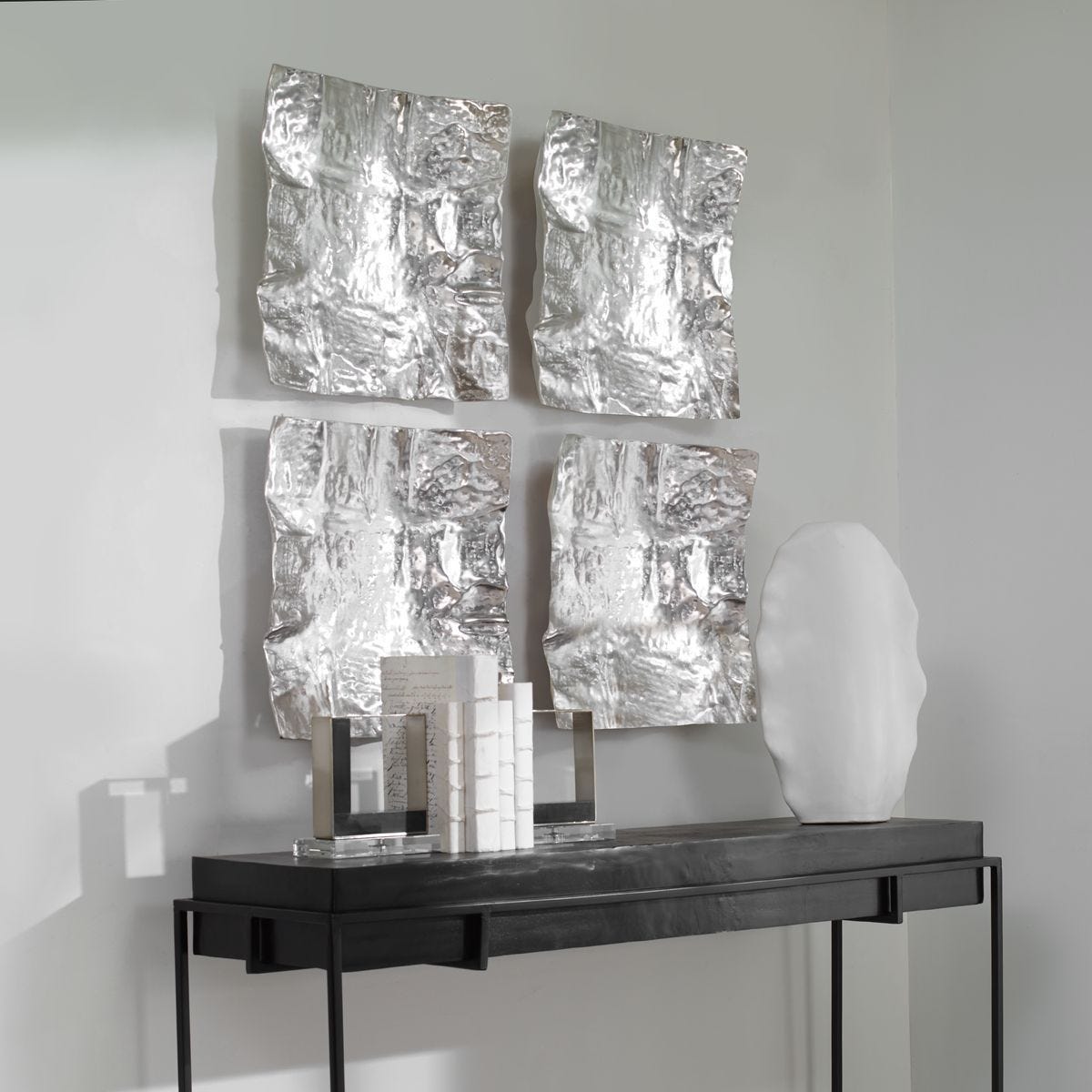 Archive Metal Wall Decor, Nickel - from framed art to mirrors, create a focal point in any room | Image 9 | InSTYLE Home & Rugs