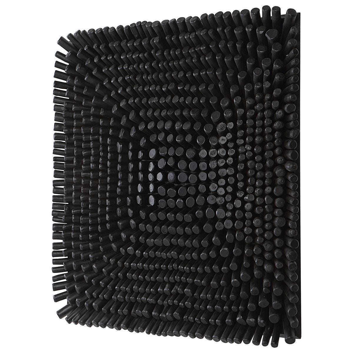 Portside Wood Wall Panel, Black - from framed art to mirrors, create a focal point in any room | Image 4 | InSTYLE Home & Rugs